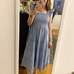 Hill House Ellie Nap Dress Small Blue